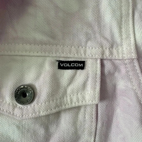 NWT Volcom Radstone Jean Jacket in Light Orchid - Picture 8 of 10